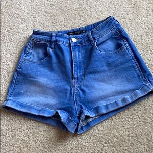 Kendall & Kylee blue jean shorts